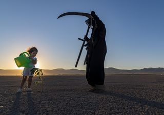 Tic tac: un reloj grita la emergencia climática en Nueva York