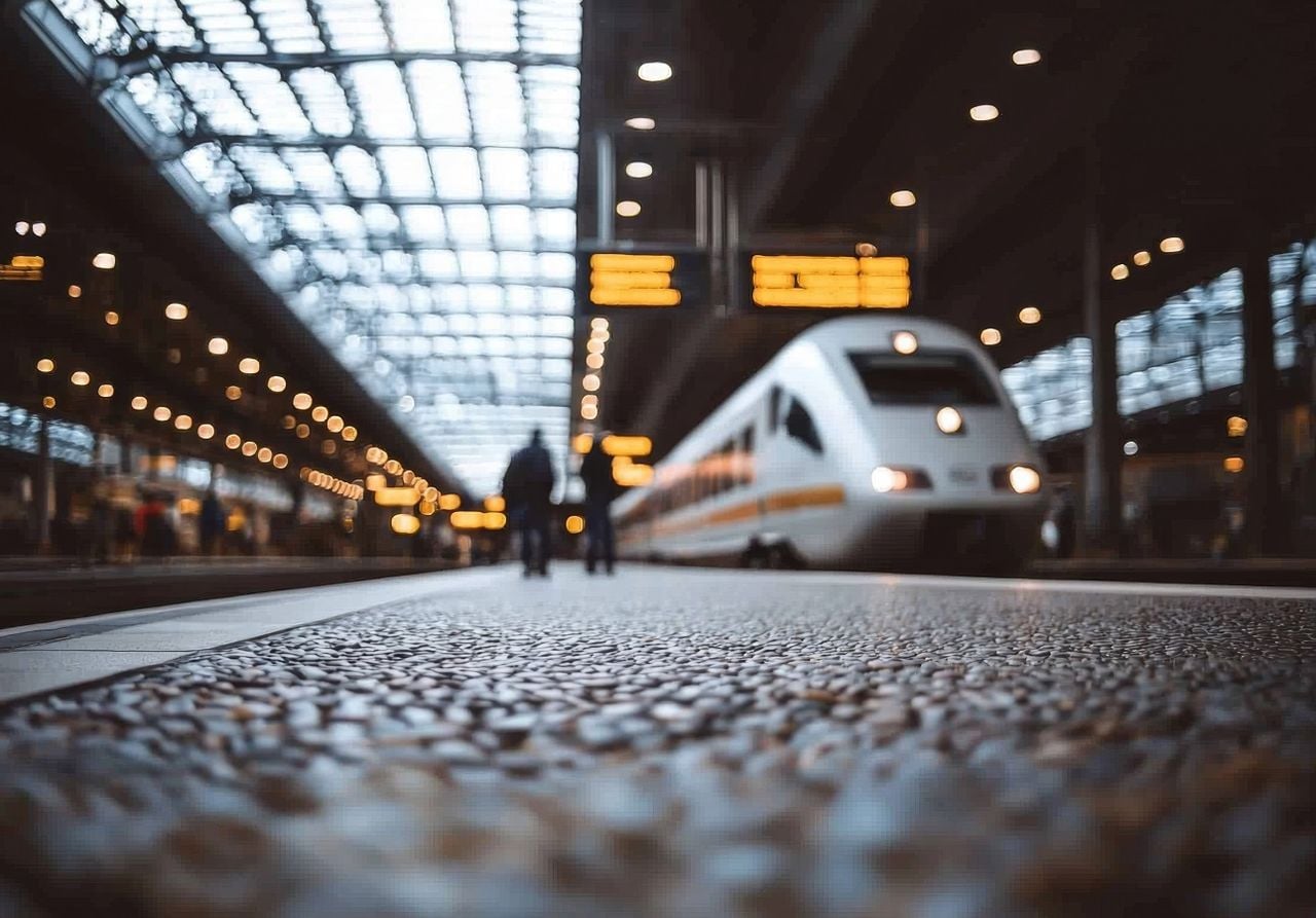Tief "Elli" bringt auch den Schienenverkehr zum Erliegen (Foto: Adobe Stock)