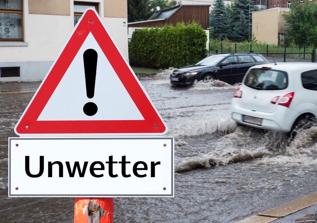 Heftige Unwetterlage