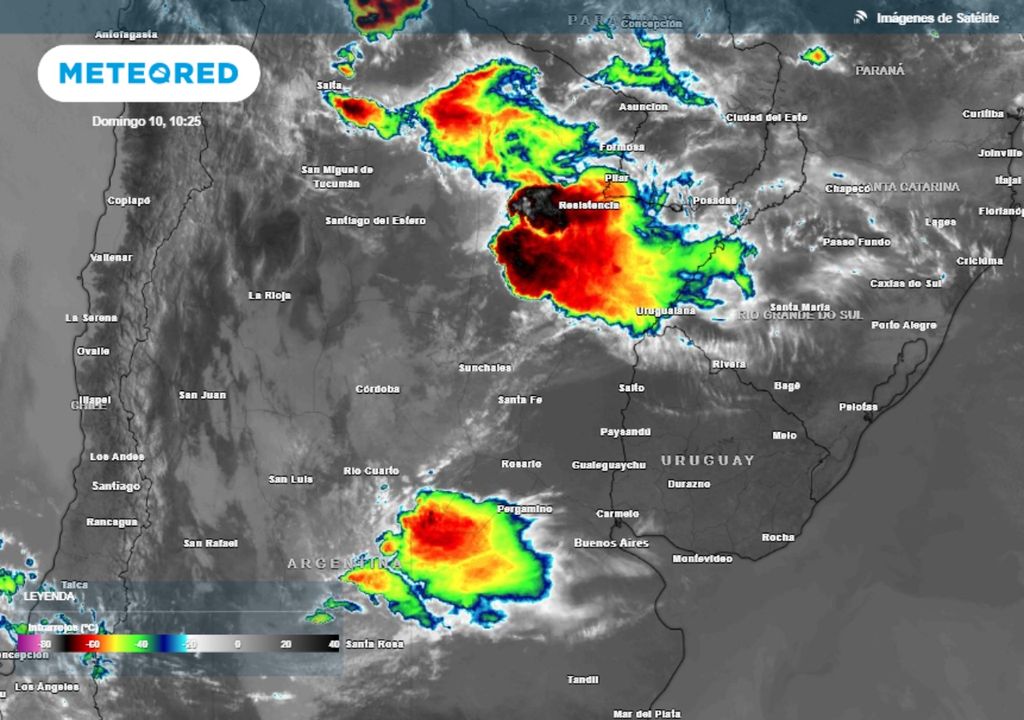 Pronóstico tiempo Argentina lluvias tormentas fuertes Alerta SMN