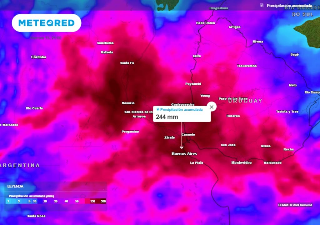 Pronóstico tiempo Argentina lluvias tormentas fuertes Alerta SMN