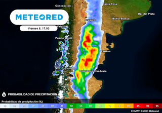 El tiempo en Argentina para este fin de semana largo: alerta por tormentas inusualmente fuertes en la Patagonia