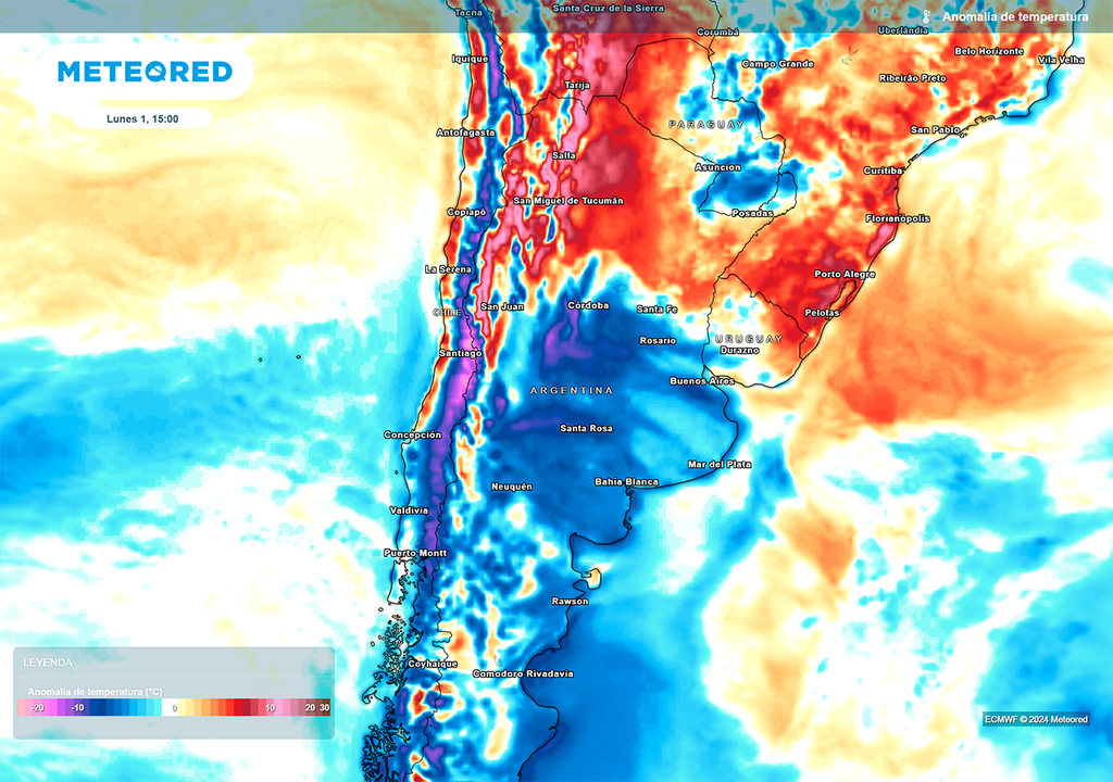 Temperatura, Frio, Tormentas, Argentina, Pascua, Fin de semana