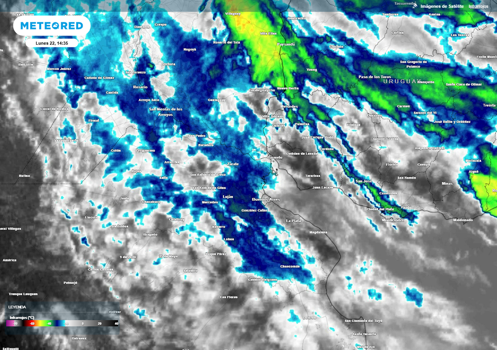 Tiempo AMBA pronóstico clima Buenos Aires Nochebuena Navidad Papá Noel lluvias alerta SMN Meteored
