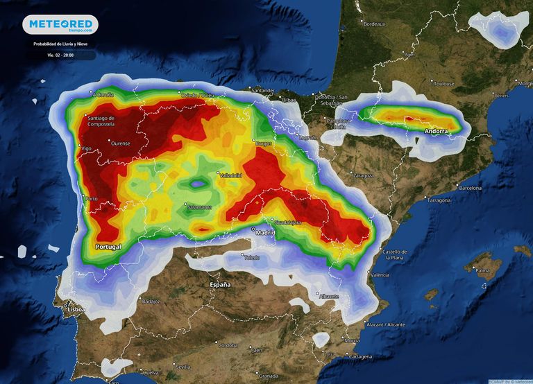 Probabilidad de lluvia el Viernes Santo Probabilidad de lluvia el Viernes Santo