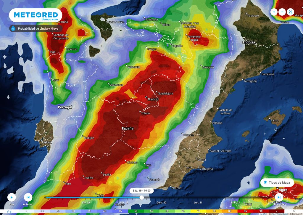 Lluvia sábado Lluvia sábado
