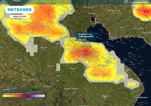 Tiempo en AMBA: hasta cu&aacute;ndo siguen las lluvias y cu&aacute;ndo llegar&aacute;n las r&aacute;fagas cercanas a los 60 km/h