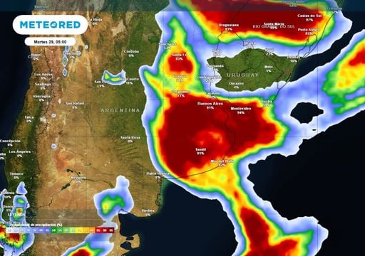 Tiempo en el AMBA para este martes 29: cu&aacute;ndo mejora el pron&oacute;stico y qu&eacute; d&iacute;a vuelven las tormentas