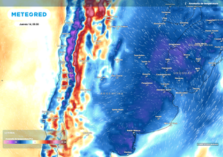 Tiempo en el centro y norte de Argentina: heladas y el posible regreso de las lluvias que afectará estas provincias