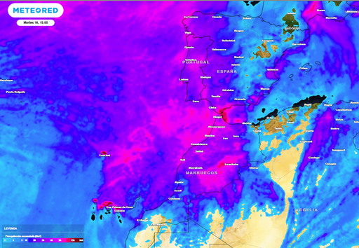 El tiempo muy revuelto con borrascas atlánticas, frentes, dana y borrasca fría aislada con fuertes precipitaciones