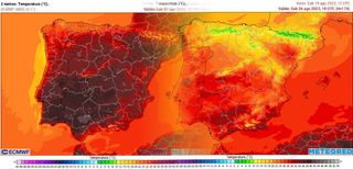 El tiempo en España para la próxima semana: ola de calor y, posteriormente, descenso térmico acusado y tormentas