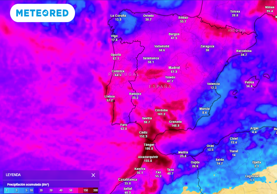 El tiempo para la semana que viene: tren de borrascas atlánticas con más precipitaciones sobre suelos ya muy empapados El tiempo para la semana que viene: tren de borrascas atlánticas con más precipitaciones sobre suelos ya muy empapados