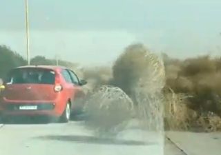 Tiempo extremo: videos del intenso temporal de nieve y del Zonda