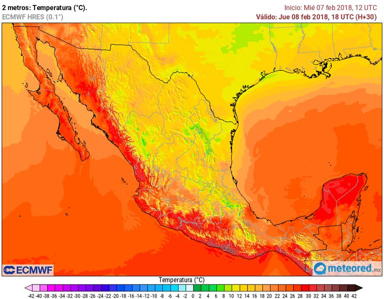 Modelo ECMWF de Temperaturas. Modelo ECMWF de Temperaturas.