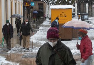 Heftiger Wintereinbruch: Kälte und Schnee in Spanien!