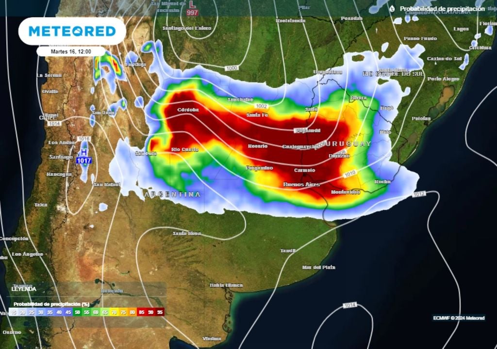 El Tiempo En Argentina Esta Semana: Martes Súper Lluvioso Con Alerta ...