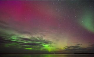 Timelapse: Aurora sobre el lago Michigan