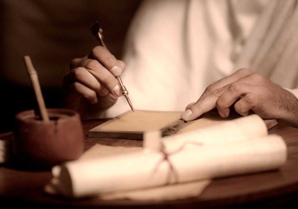 A escrita na roma antiga