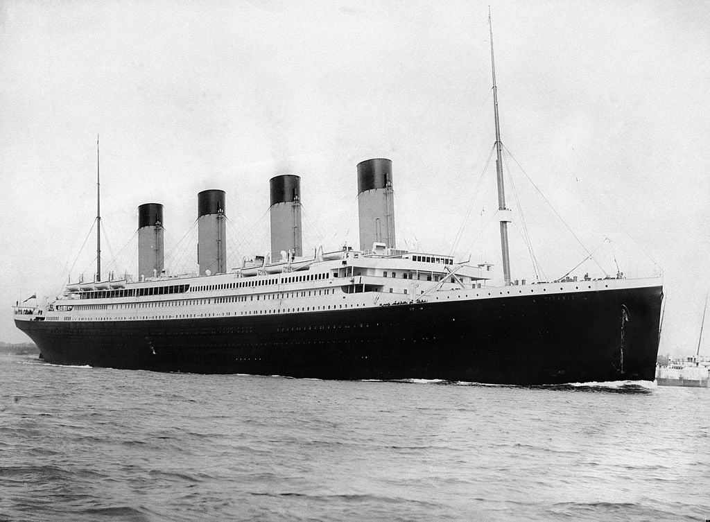 Registro real del Titanic en 1912