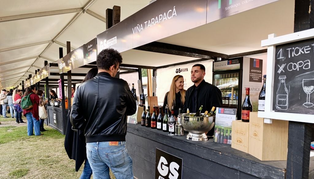 Fiesta de vendimia en Parque Estadio Nacional. En la fiesta de vendimia se podrán degustar vinos de diferentes viñas del Valle del Maipo.