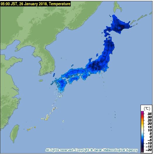 Tokio Y Japón Se Congelan