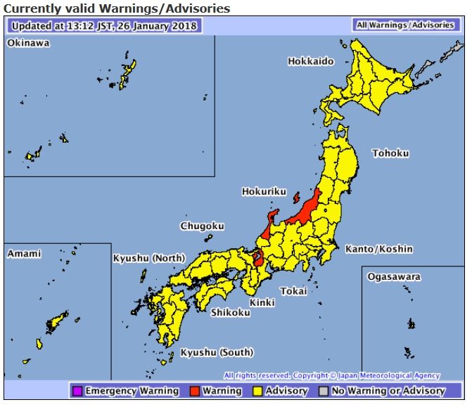 Tokio Y Japón Se Congelan Tokio Y Japón Se Congelan