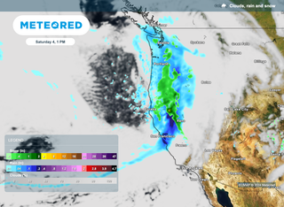 Tomorrow Through the Weekend, Strong Frontal System Brings Heavy Rains to Oregon and Washington States