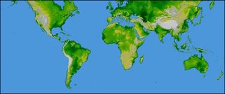 Topografía del mundo