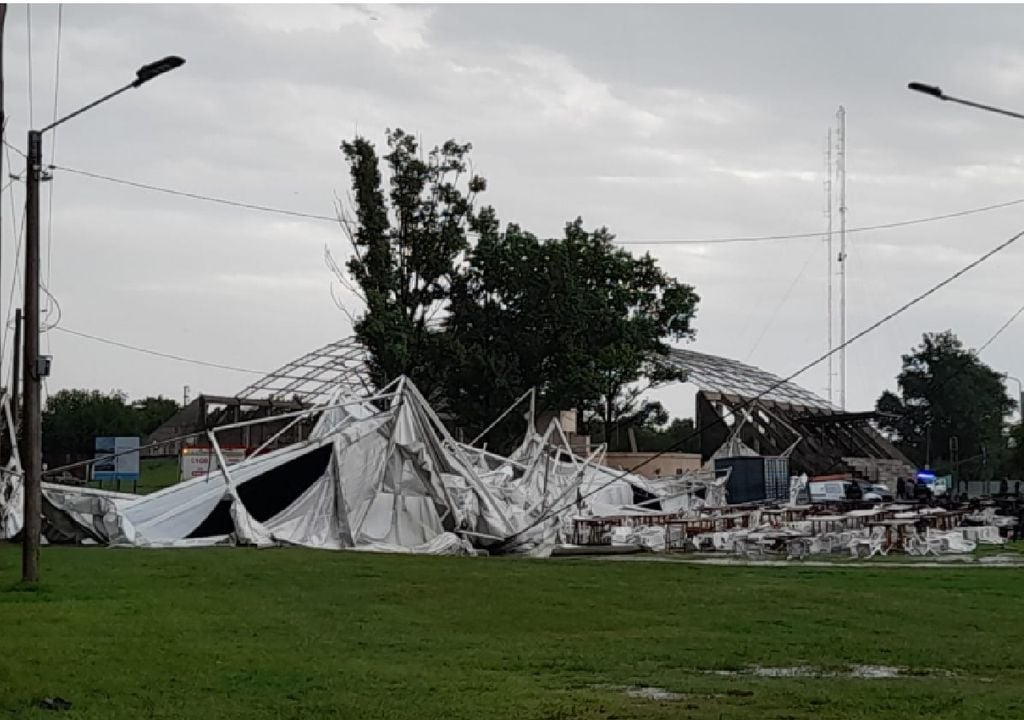 Imágenes impactantes de la tormenta severa en Bragado