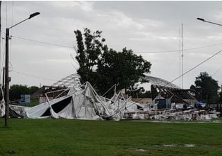 Imágenes impactantes de las tormentas severas en Bragado y Córdoba, que dejaron heridos y múltiples daños materiales