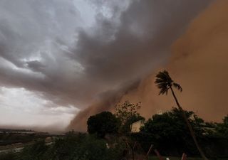 Tormenta de arena cubrió ciudad en Níger