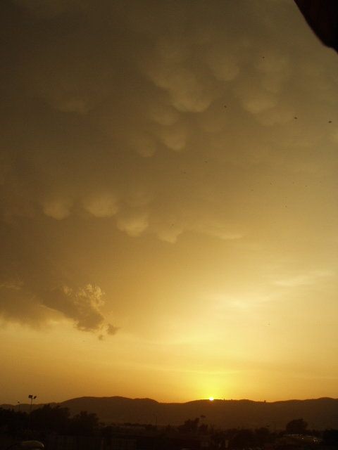 Tormenta de polvo sobre Córdoba