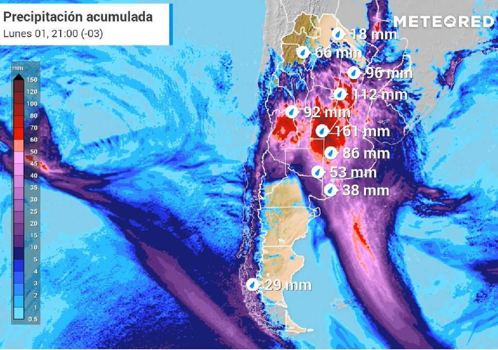 ciclogenesis tormenta de santa rosa