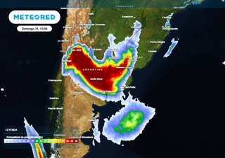 Tormenta de Santa Rosa: ciclogénesis activa con alerta naranja por lluvias intensas el fin de semana en estas provincias