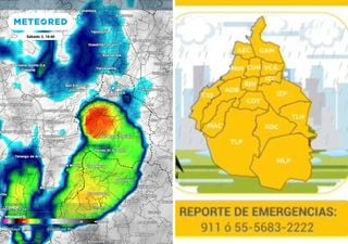 Tormentas en CDMX y Estado de M&eacute;xico: activan Alerta Amarilla por severas inundaciones en Ecatepec y Nezahualcoyotl
