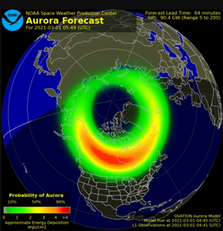 Tormenta geomagnética en curso