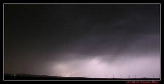 Tormenta Nocturna en la Oscuridad de la Campiña Jerezana 21 Febrero 2006