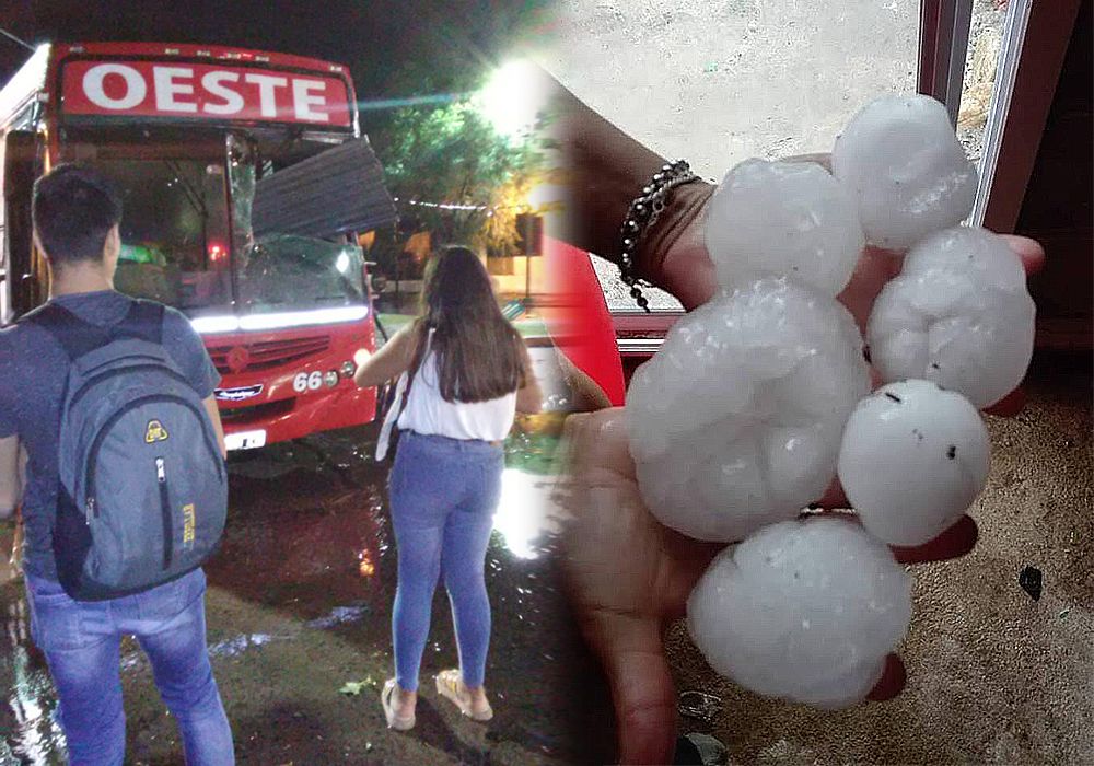 La Plata temporal tormenta granizo ráfagas lluvias