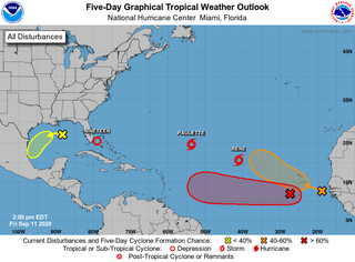 Depresión tropical 19 amenaza el sureste de Florida y Golfo de México