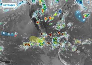 Tormenta tropical Calvin en el Pacífico central y depresión subtropical Don en el Atlántico norte