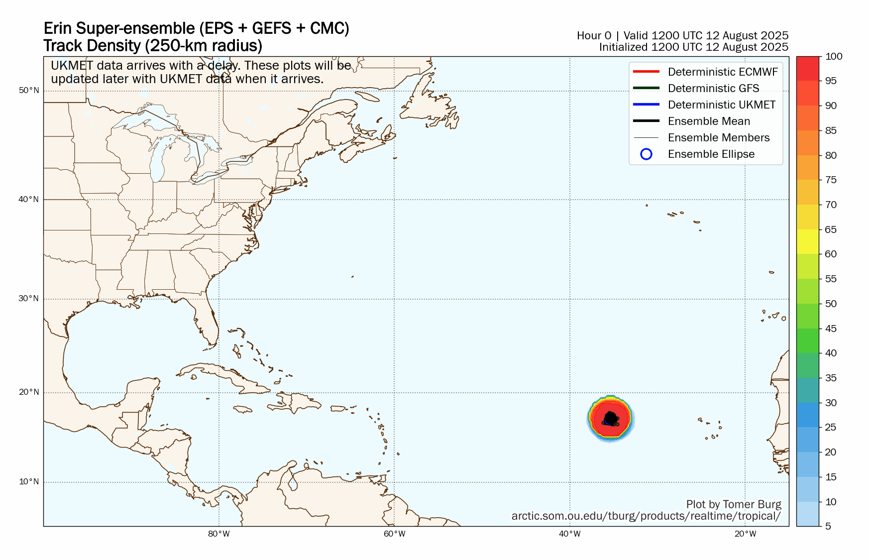 La tormenta tropical Erin probablemente se convierta en un huracán sobre el  Atlántico en un par de días: áreas afectadas