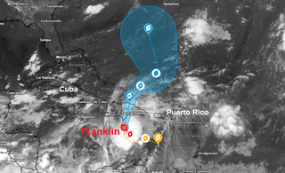 La tormenta tropical Franklin potencialmente mortífera se transformará en huracán en el Atlántico