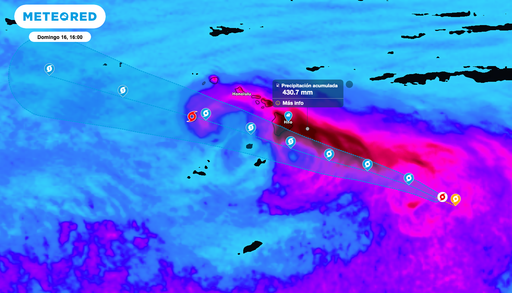 Tormenta tropical Lala amenaza y mantiene bajo alerta por fuerte impacto a las islas de Haw&aacute;i, durante el fin de semana