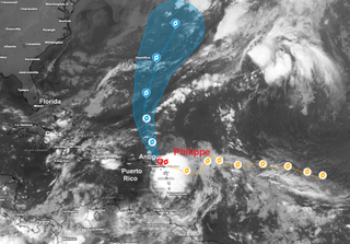 La tormenta tropical Philippe sigue siendo una amenaza para ciertas porciones de Atlántico tropical 