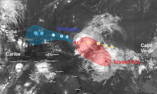 Tormenta tropical Rina: a punto de formarse, según el Centro Nacional de Huracanes
