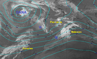 Tormentas con avisos para hoy como preludio de la llegada de una DANA por el oeste