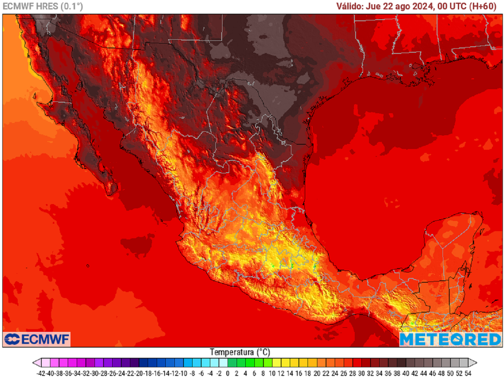 Calorón veraniego en México