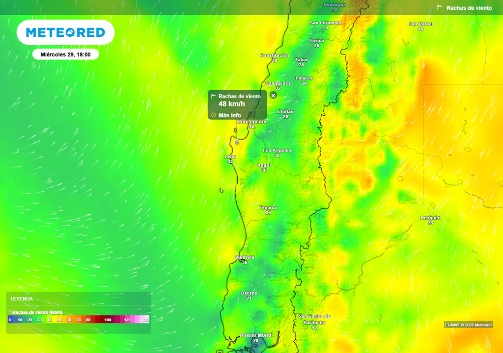 Tormentas eléctricas entre Ñuble y Los Ríos, Meteored, Chile Tormentas eléctricas entre Ñuble y Los Ríos, Meteored, Chile