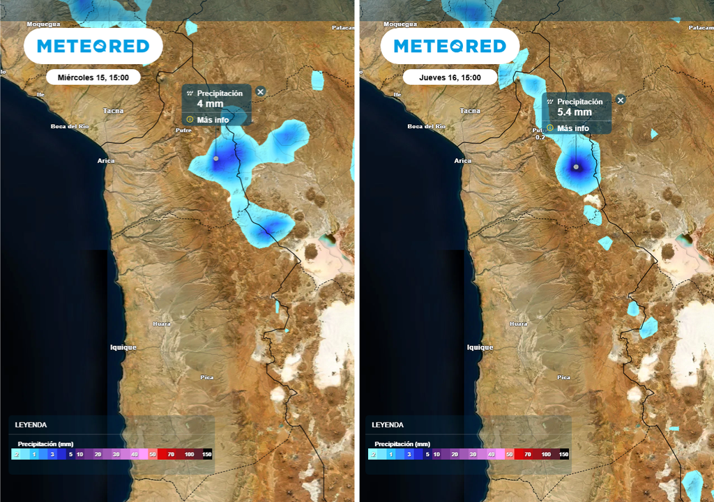 A contar del martes 14 de octubre tormentas eléctricas en el norte de Chile, Meteored A contar del martes 14 de octubre tormentas eléctricas en el norte de Chile, Meteored