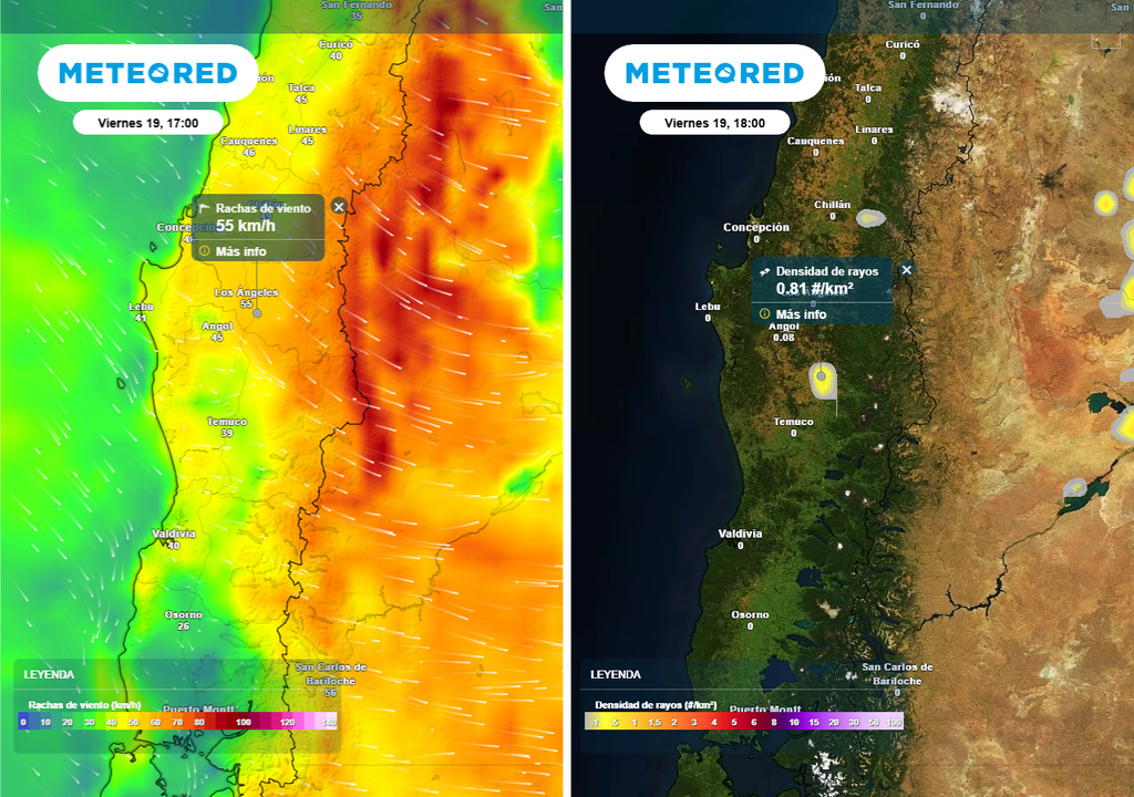 Pronóstico del tiempo en Chile centro sur el fin de semana, Meteored Pronóstico del tiempo en Chile centro sur el fin de semana, Meteored